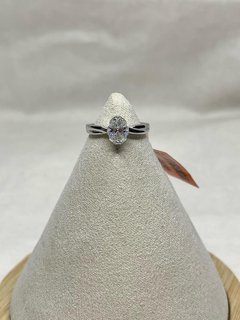 Classic Elongated Cushion Cut Solitaire Ring with Moissanite
